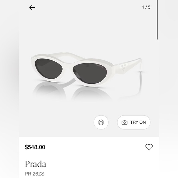 Prada Cat Eye Sunglasses - Picture 1 of 5